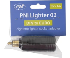 DIN adapteris į EURO cigarečių degiklio lizdą PNI Lighter 02, 12V/24V, maks. 16A