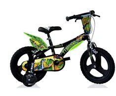 Dino_Bikes Vaikiškas dviratis Dino Bikes 616L-DS, juodas/žalias, 16"