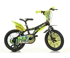 Dino_Bikes Vaikiškas dviratis Dino Bikes 616-DSA, juodas/žalias