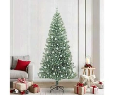 Dirbtinė Kalėdų Eglė Su Sniegu ir LED Šviesa su 300 LED 240 cm
