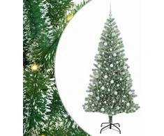 Dirbtinė Kalėdų Eglė Su Sniegu ir LED Šviesa su 300 LED 210 cm