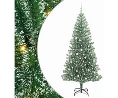 Dirbtinė Kalėdų Eglė Su Sniegu ir LED Šviesa su 300 LED 240 cm