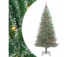 Dirbtinė Kalėdų Eglė Su Sniegu ir LED Šviesa su 300 LED 210 cm