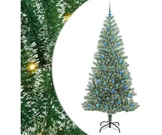 Dirbtinė Kalėdų Eglė Su Sniegu ir LED Šviesa su 300 LED 240 cm