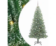 Dirbtinė Kalėdų Eglė Su Sniegu ir LED Šviesa su 300 LED 240 cm