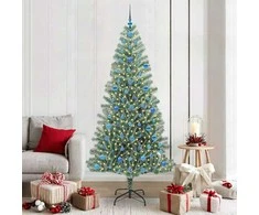 Dirbtinė Kalėdų Eglė Su Sniegu ir LED Šviesa su 300 LED 210 cm