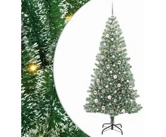 Dirbtinė Kalėdų Eglė Su Sniegu ir LED Šviesa su 300 LED 210 cm