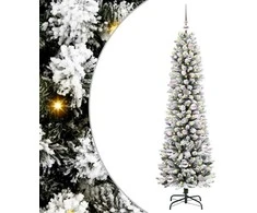 Dirbtinė Kalėdų eglutė Balta 150 cm PVC ir Metalas ir Plastikas