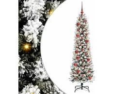 Dirbtinė Kalėdų eglutė Balta 150 cm PVC ir Metalas ir Plastikas