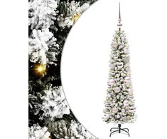Dirbtinė Kalėdų eglutė Balta 120 cm PVC ir Metalas ir Plastikas