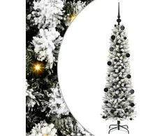 Dirbtinė Kalėdų eglutė Balta 150 cm PVC ir Metalas ir Plastikas