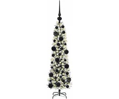 Dirbtinė Kalėdų eglutė Balta 120 cm PVC ir Metalas ir Plastikas