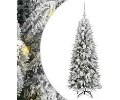 Dirbtinė Kalėdų eglutė su 150 LED s stovu Balta 120 cm