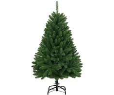 Dirbtinė Kalėdų eglutė su 150 LED Žalia 150 cm PVC ir metalas