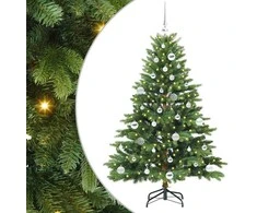 Dirbtinė Kalėdų eglutė su 150 LED Žalia 150 cm PE ir PVC