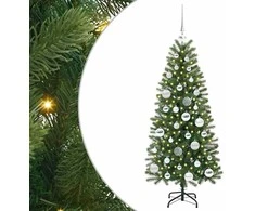 Dirbtinė Kalėdų eglutė su 150 LED Žalia 120 cm PE ir PVC