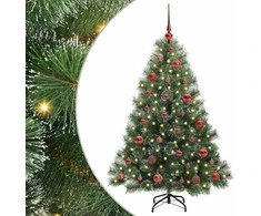 Dirbtinė Kalėdų eglutė su 150 LED Žalia 150 cm PE ir PVC