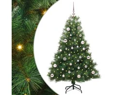 Dirbtinė Kalėdų eglutė su 150 LED Žalia 150 cm PE ir PVC