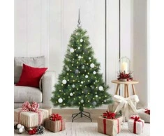 Dirbtinė Kalėdų eglutė su 150 LED Žalia 150 cm PE ir PVC