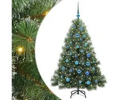 Dirbtinė Kalėdų eglutė su 150 LED Žalia 150 cm PE ir PVC
