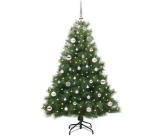 Dirbtinė Kalėdų eglutė su 150 LED Žalia 150 cm PE ir PVC