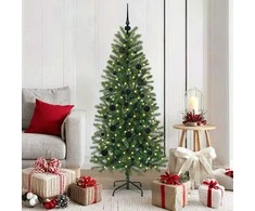 Dirbtinė Kalėdų eglutė su 150 LED Žalia 150 cm PE ir PVC