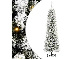 Dirbtinė Kalėdų eglutė Balta 180 cm PVC ir Metalas ir Plastikas
