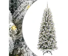 Dirbtinė Kalėdų eglutė su 300 LED s stovu Balta 240 cm