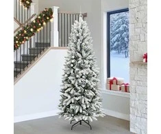 Dirbtinė Kalėdų eglutė su 300 LED s stovu Balta 240 cm
