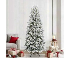 Dirbtinė Kalėdų eglutė su 300 LED s stovu Balta 240 cm