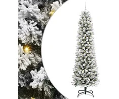 Dirbtinė Kalėdų eglutė Balta 240 cm PVC ir Metalas ir Plastikas