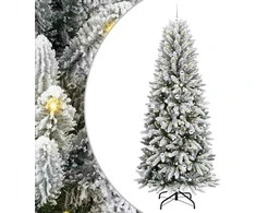 Dirbtinė Kalėdų eglutė su 300 LED s stovu Balta 240 cm