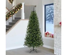 Dirbtinė Kalėdų eglutė su 300 LED Žalia 240 cm PE ir PVC