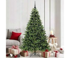 Dirbtinė Kalėdų eglutė su 300 LED Žalia 180 cm PE ir PVC