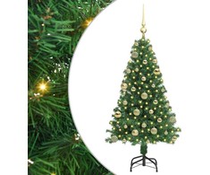 Dirbtinė Kalėdų eglutė Žalia 120 cm PVC ir Plienas ir Plastikas