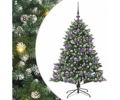 Dirbtinė Kalėdų eglutė Žalia 120 cm PVC, plastikas ir plienas