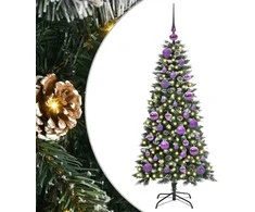 Dirbtinė Kalėdų eglutė Žalia 120 cm PVC, plastikas ir plienas