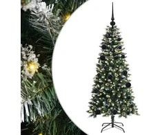 Dirbtinė Kalėdų eglutė Žalia 120 cm PVC, plastikas ir plienas