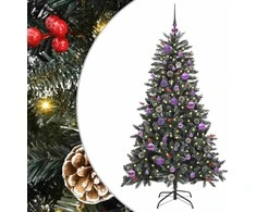 Dirbtinė Kalėdų eglutė Žalia 150 cm PVC, plastikas ir plienas