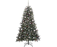 Dirbtinė Kalėdų eglutė Žalia 150 cm PVC, plastikas ir plienas