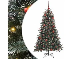 Dirbtinė Kalėdų eglutė Žalia 150 cm PVC, plastikas ir plienas