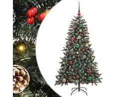 Dirbtinė Kalėdų eglutė Žalia 150 cm PVC, plastikas ir plienas
