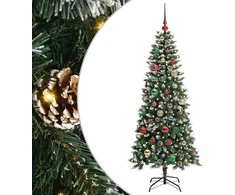Dirbtinė Kalėdų eglutė Žalia 150 cm PVC, plastikas ir plienas