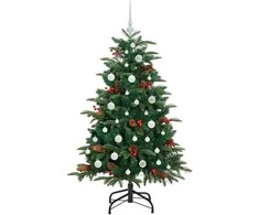 Dirbtinė Kalėdų eglutė Žalia 150 cm PVC ir Metalas ir Plastikas