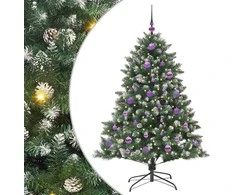 Dirbtinė Kalėdų eglutė Žalia 150 cm PVC, plastikas ir plienas