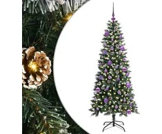 Dirbtinė Kalėdų eglutė Žalia 150 cm PVC, plastikas ir plienas