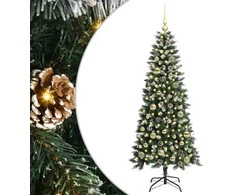 Dirbtinė Kalėdų eglutė Žalia 150 cm PVC, plastikas ir plienas
