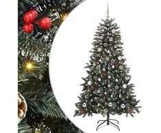 Dirbtinė Kalėdų eglutė Žalia 150 cm PVC, plastikas ir plienas