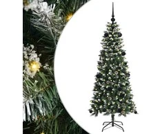 Dirbtinė Kalėdų eglutė Žalia 150 cm PVC, plastikas ir plienas