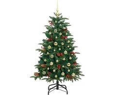 Dirbtinė Kalėdų eglutė Žalia 150 cm PVC ir Metalas ir Plastikas
